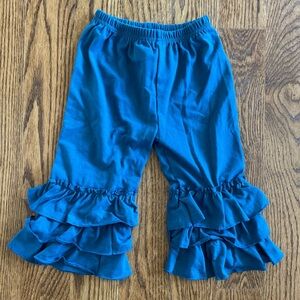 Adorable Sweetness ruffle hems pants size 4